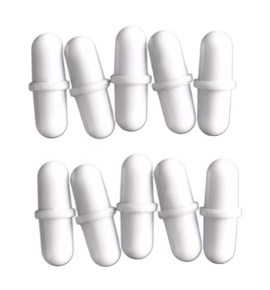 10 Piece Set of Automatic Stirring Cup Magnetized Circular Capsule Portable Cup Rotating Wheel Coffee Cup Magnetic Stirrer