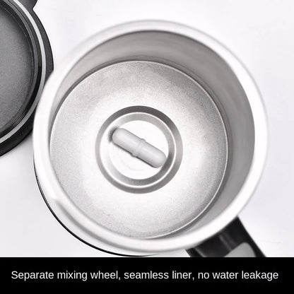 10 Piece Set of Automatic Stirring Cup Magnetized Circular Capsule Portable Cup Rotating Wheel Coffee Cup Magnetic Stirrer
