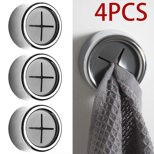 Kitchen Towel Holder Sucker Wall Bathroom Laundry Cloth Rag Hook Sink Accessories Under Sink Organizer SNJ005