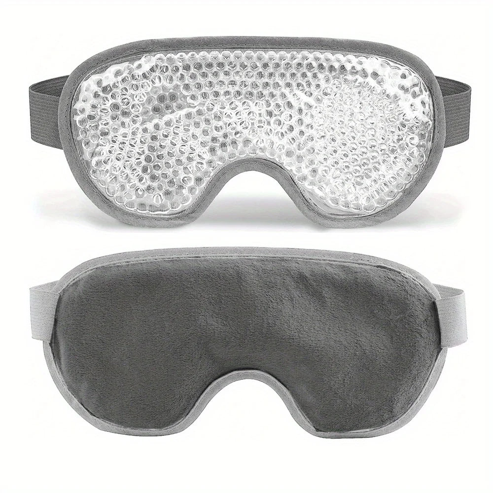Cooling Eye Mask with Gel Bead Reusable Cold Compress Ice Pack Sleeping Eye Cooling Pads for After Eyelid Surgery Skin Care Tool